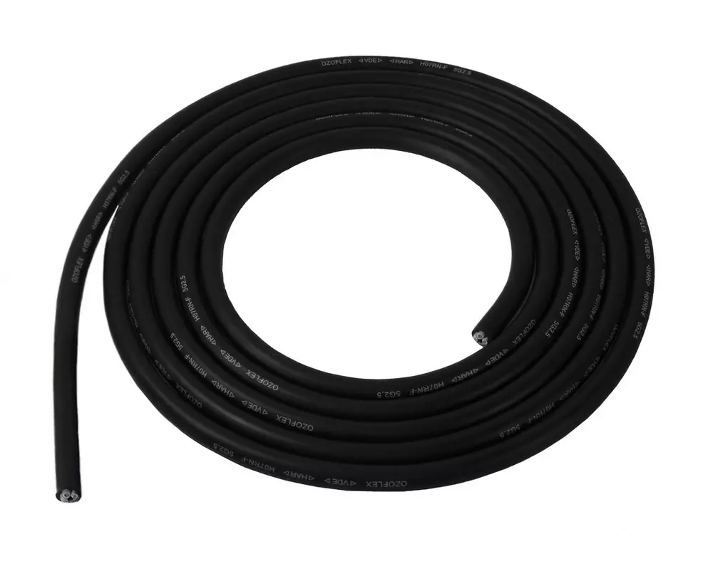 Câble souple de raccordement moteur 4 x 2,5 mm²