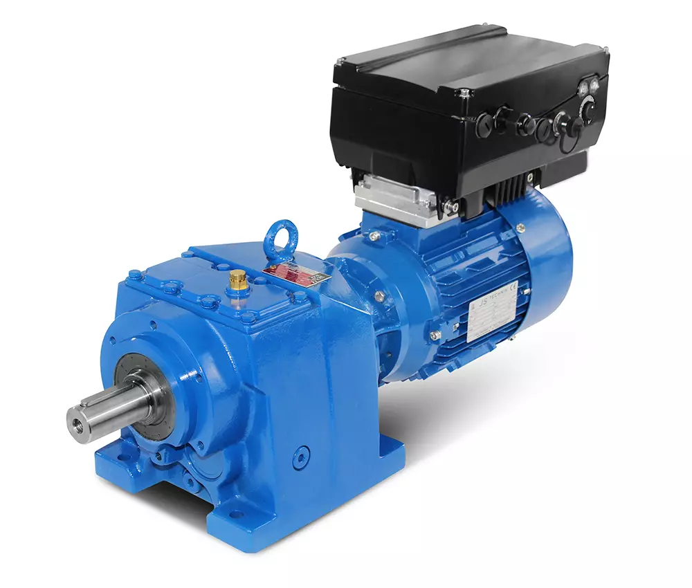 MV-F002-712-4 - 0,37kW - 14 à 170tr/min pignon droit + moteur VFD ED230